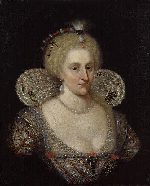 SOMER, Paulus van Portrait of Anne of Denmark china oil painting image